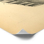 Pferdeabdominal Beckenanatomie 1908 Vintag drucken Poster (Ecke)