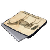 Pferdeanatomie-Laptop-Hülse Laptopschutzhülle (Vorne Knopf)