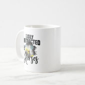 Pferdeangebot: Reitferien leicht abgelenkt Kaffeetasse (Vorderseite Links)
