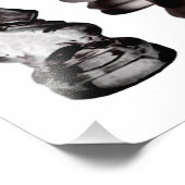 Pferdeangriff Fotodruck (Ecke)