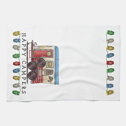 Pferdeanhänger-Camper Handtuch (Horizontal)