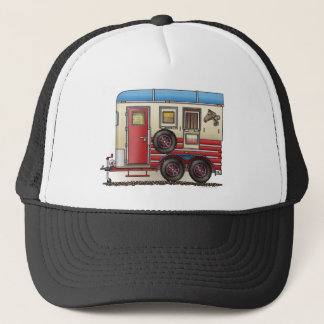Pferdeanhänger-Camper Truckerkappe