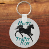 Pferdeanhänger Schlüsselanhänger (Vorderseite)