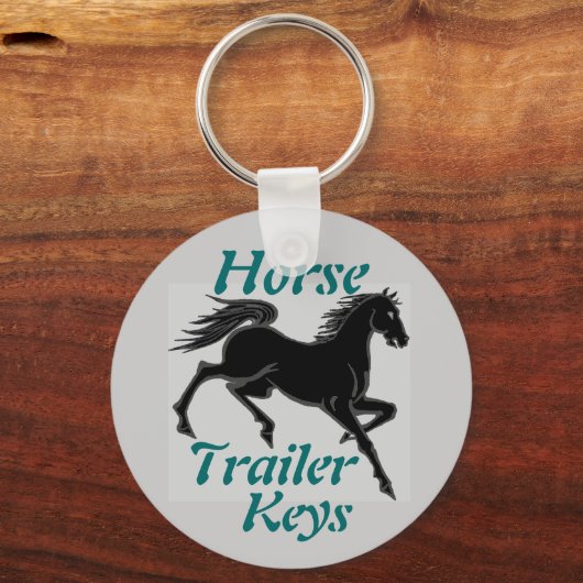 Pferdeanhänger Schlüsselanhänger (Vorderseite)
