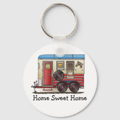 Pferdeanhänger Schlüsselanhänger (Vorderseite)