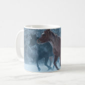 Pferdeantrieb Kaffeetasse (Vorderseite Links)