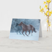 Pferdeantrieb Karte (Gelbe Blume)