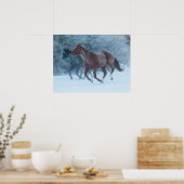 Pferdeantrieb Poster (Küche)