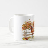 Pferdeapfelbäume Kaffeetasse (Vorderseite Links)