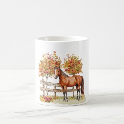 Pferdeapfelbäume Kaffeetasse (Mittel)