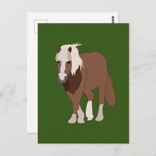 Pferdeart Postkarte (Vorne/Hinten)