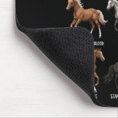 Pferdearten Shirt Gewitterpferd Mousepad (Ecke)