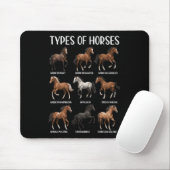 Pferdearten Shirt Gewitterpferd Mousepad (Mit Mouse)