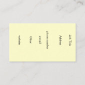 Pferdeartige Dreams~business Karten (Rückseite)