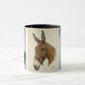 Pferdeartige Trio-Tasse im Schwarzen Tasse (Zentrum)