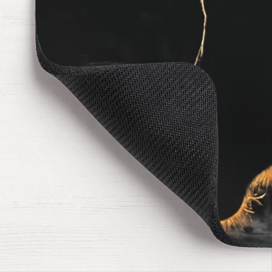 Pferdeartiger Glühen-Computer Mousepad (Ecke)
