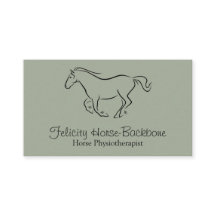 Pferdeartiger Physiotherapeut