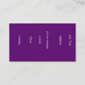 Pferdeartiges Dreams~ Visitenkarte (Rückseite)