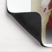 Pferdeartiges malendes Brown-Pferd Mousepad (Ecke)