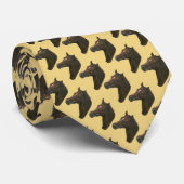 pferdeartiges Porträt des Krawatte (Gerollt)