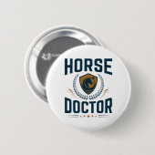 Pferdearzt Pferdeärztin Button (Vorne & Hinten)