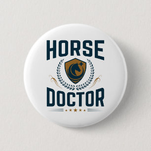 Pferdearzt Pferdeärztin Button
