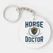 Pferdearzt Pferdeärztin Schlüsselanhänger (Vorderseite)