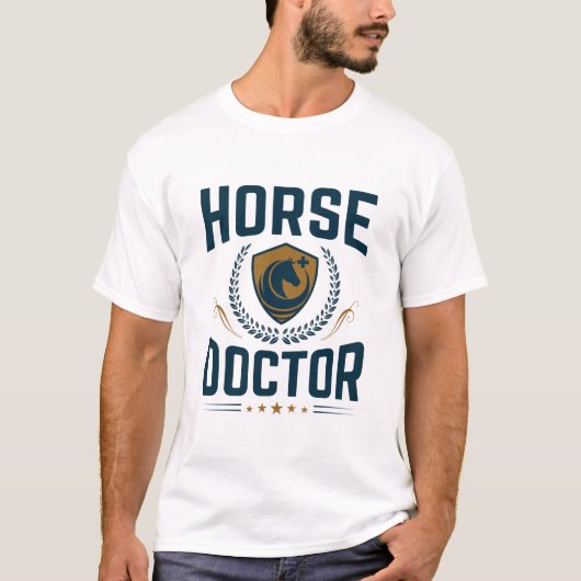 Pferdearzt Pferdeärztin T-Shirt (Vorderseite)