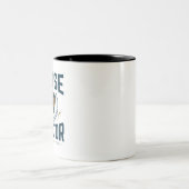 Pferdearzt Pferdefleisch Tierarzt Zweifarbige Tasse (Mittel)