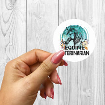 Pferdeärztin, Line Art Vintag Horse Blume