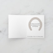 Pferdeärztliche Sympathiekarte Karte (Innenseite)