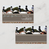 Pferdeaufführung Reittiere Visitenkarte (Vorne/Hinten)