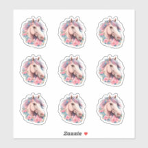 Pferdeaufkleber, Boho Horse, Laptop-Aufkleber, Pon