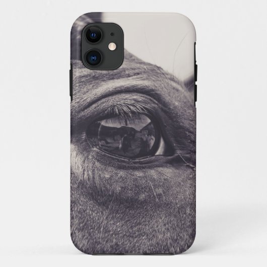 Pferdeauge 001 Case-Mate iPhone hülle (Rückseite)
