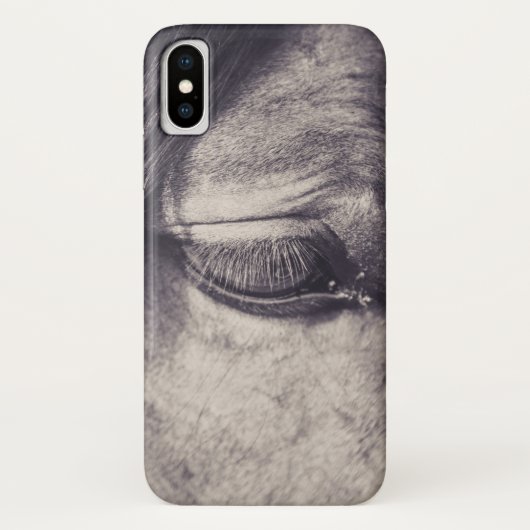 Pferdeauge 002 Case-Mate iPhone hülle (Rückseite)