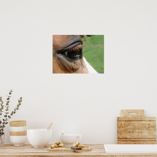 Pferdeauge Poster (Küche)