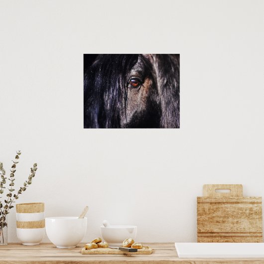 Pferdeauge Poster (Küche)