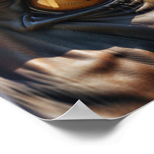 Pferdeauge Poster (Ecke)