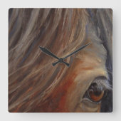 Pferdeaugen Feine Kunst Uhr (Vorderseite)