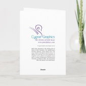 Pferdeaugen-Nahaufnahme, die durch Kelli Schwan Karte (Rückseite)