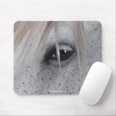Pferdeaugen PferdeEquine-Fotografie Mousepad (Mit Mouse)