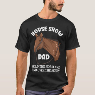 Pferdeausstellung Vater Funny Barrel Racing T-Shirt