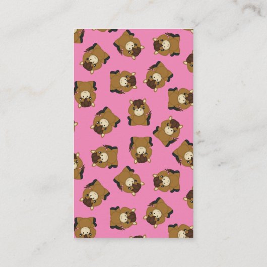 PferdeBaby-Duschbücher Begleitkarte (Rückseite)