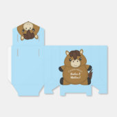 PferdeBaby Dusche Blue Boy Geschenkschachtel (Ungefaltet)