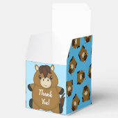 PferdeBaby Dusche Blue Boy Geschenkschachtel (Geöffnet)