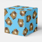PferdeBaby Dusche Blue Boy Geschenkschachtel (Rückseite)