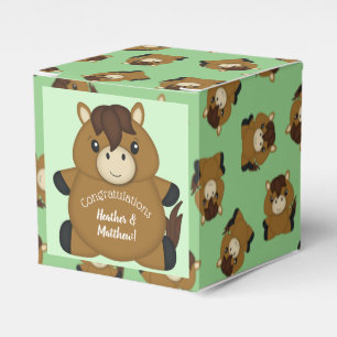 PferdeBaby-Dusche Geschenkschachtel