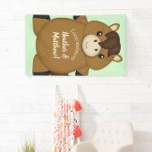 PferdeBaby-Dusche Grün Banner (Insitu)