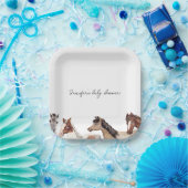 PferdeBaby-Dusche Pappteller (Party)