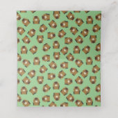 PferdeBaby-Dusche Platzkarte (Innenseite Aufgefaltet)